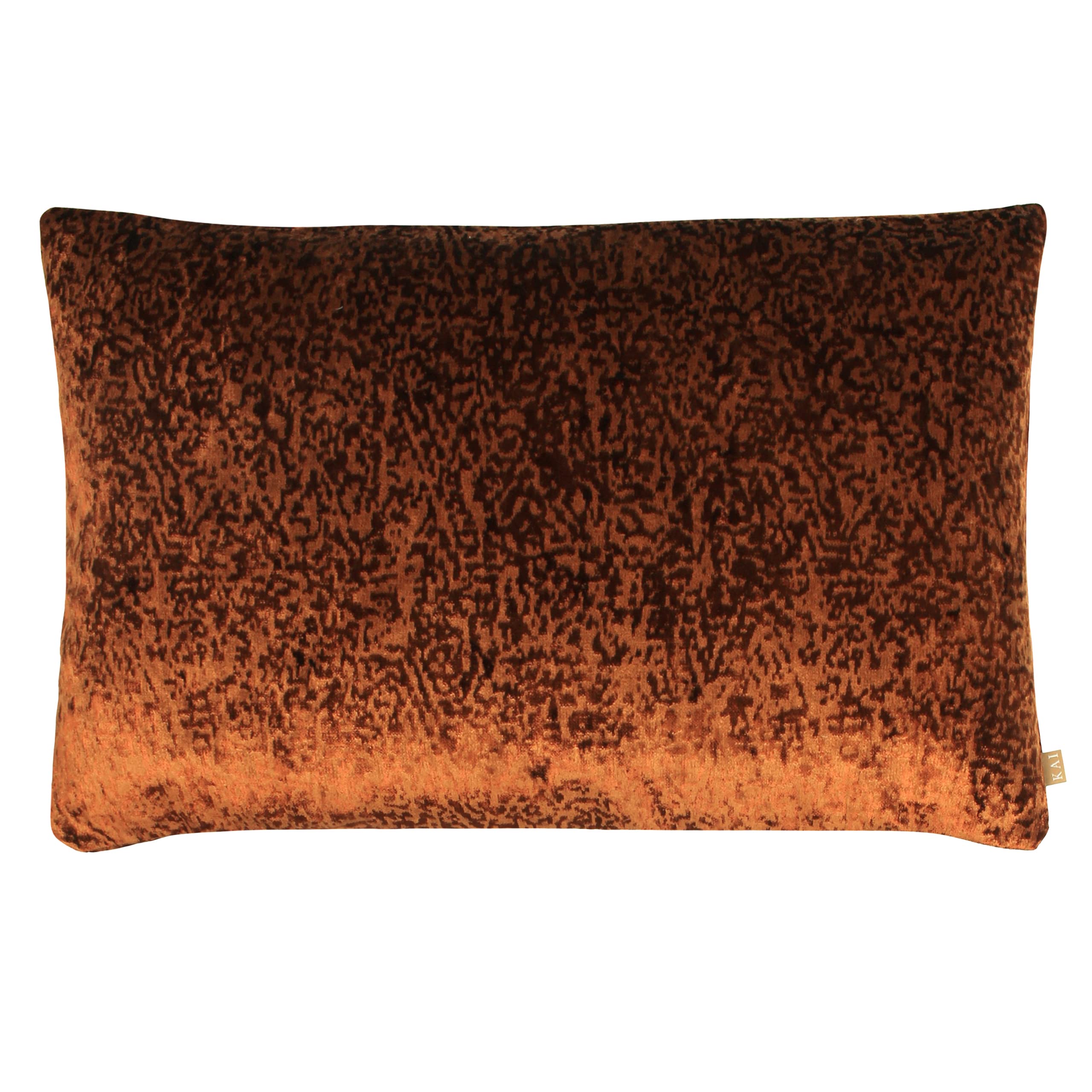Kai Lynx Cushion Cover, Viscose, Cotton, Polyester, Rust