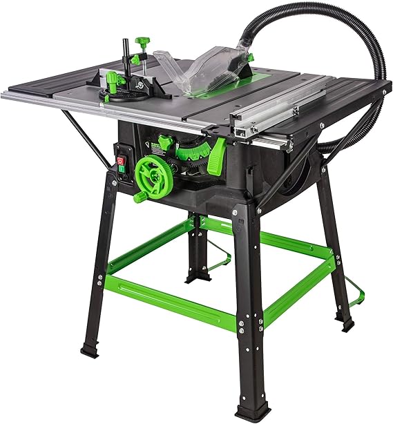 Evolution Power Tools Fury 5S Table Saw, MultiMaterial MultiPurpose & Portable, Cuts Wood