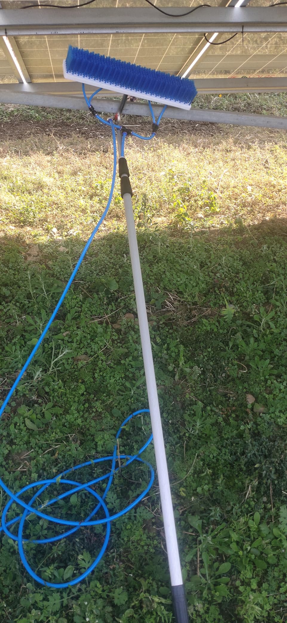 Kenbrook Solar 4 Meters Long Solar Cleaning Kit with Nylon Brush, Water