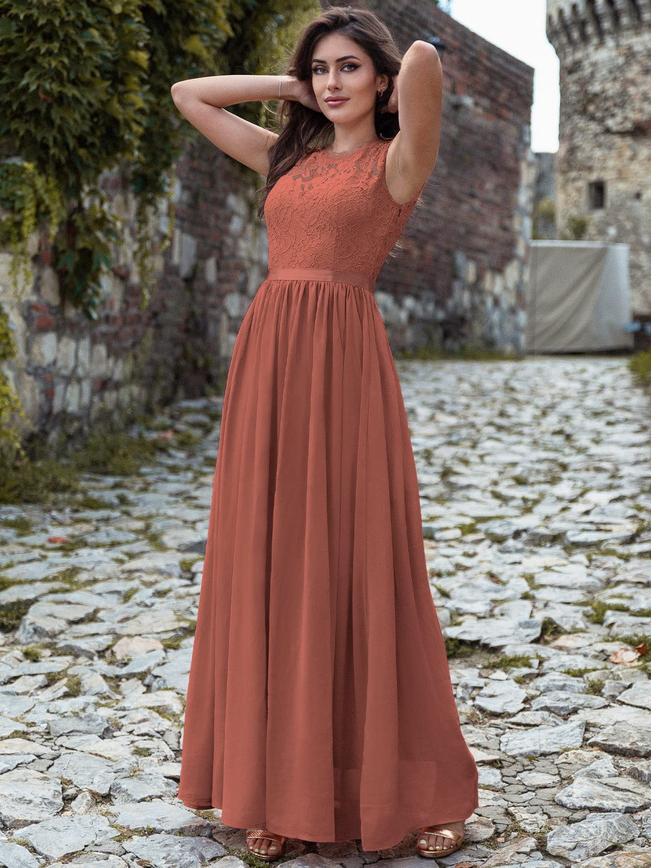 red brown dress Buy Rust Brown Satin Cowl Neck Wedding Guest Bridesmaid Maxi Dress from Next USA