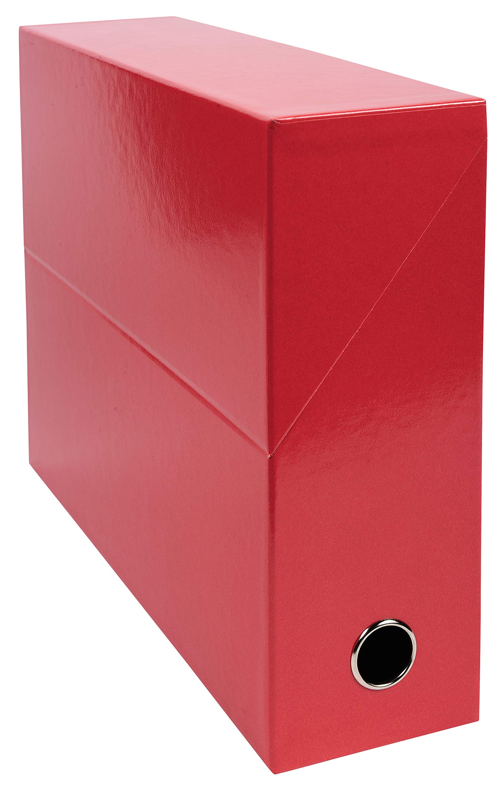 Exacompta Iderama Transfer Box, 90 mm Spine - Red