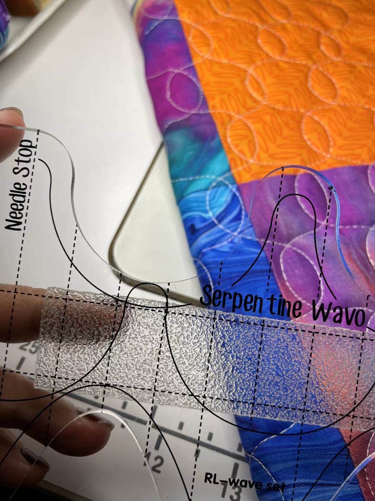Snapklik.com : 5pcs Wave Quilting Rulers And Templates Set