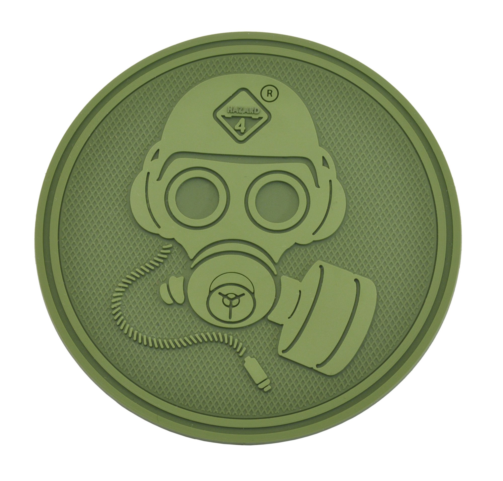 HAZARD 4 Special Forces Gas Mask Rubber Patch - OD Green