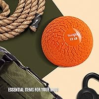 Vista 79 de Yes4All Slam Balls, 10-40lb Weighted Ball Weight, Durable PVC Sand Filled Workout Dynamic Slam Ball for Core Strengthen
