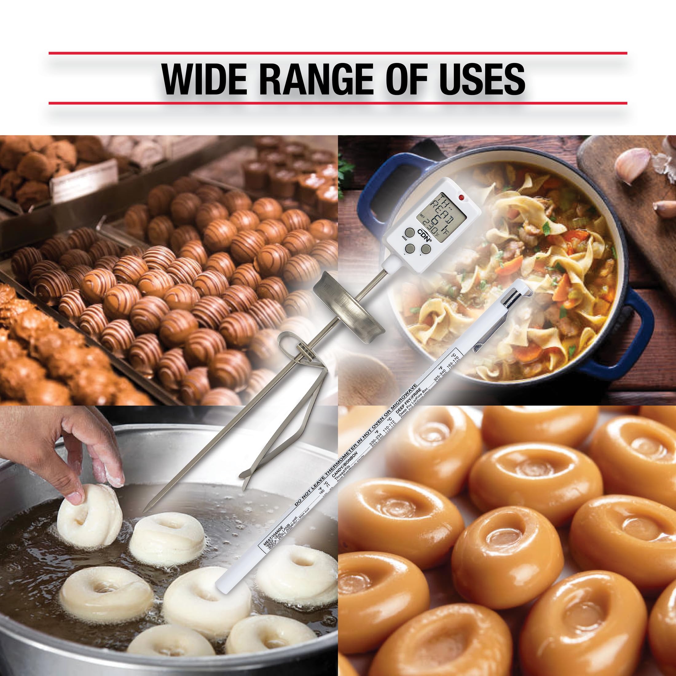 CDN thermomètre numérique pour Bonbons