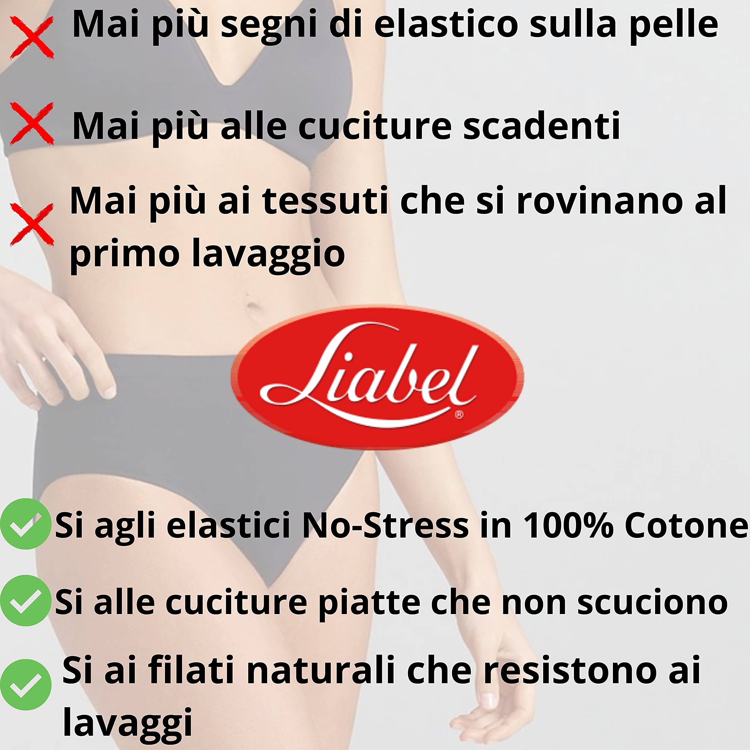 Intimitaly 5 Slip Vita Alta Donna Microfibra Manopesca Ultra Morbido Mutande Donna Cotone Vita Alta