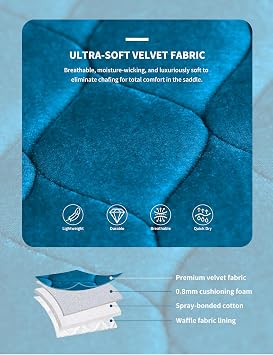 Harrison Howard Close Contact Saddle for Horse Riding Training English Saddle Pad Soft Cushioning for Horse Back