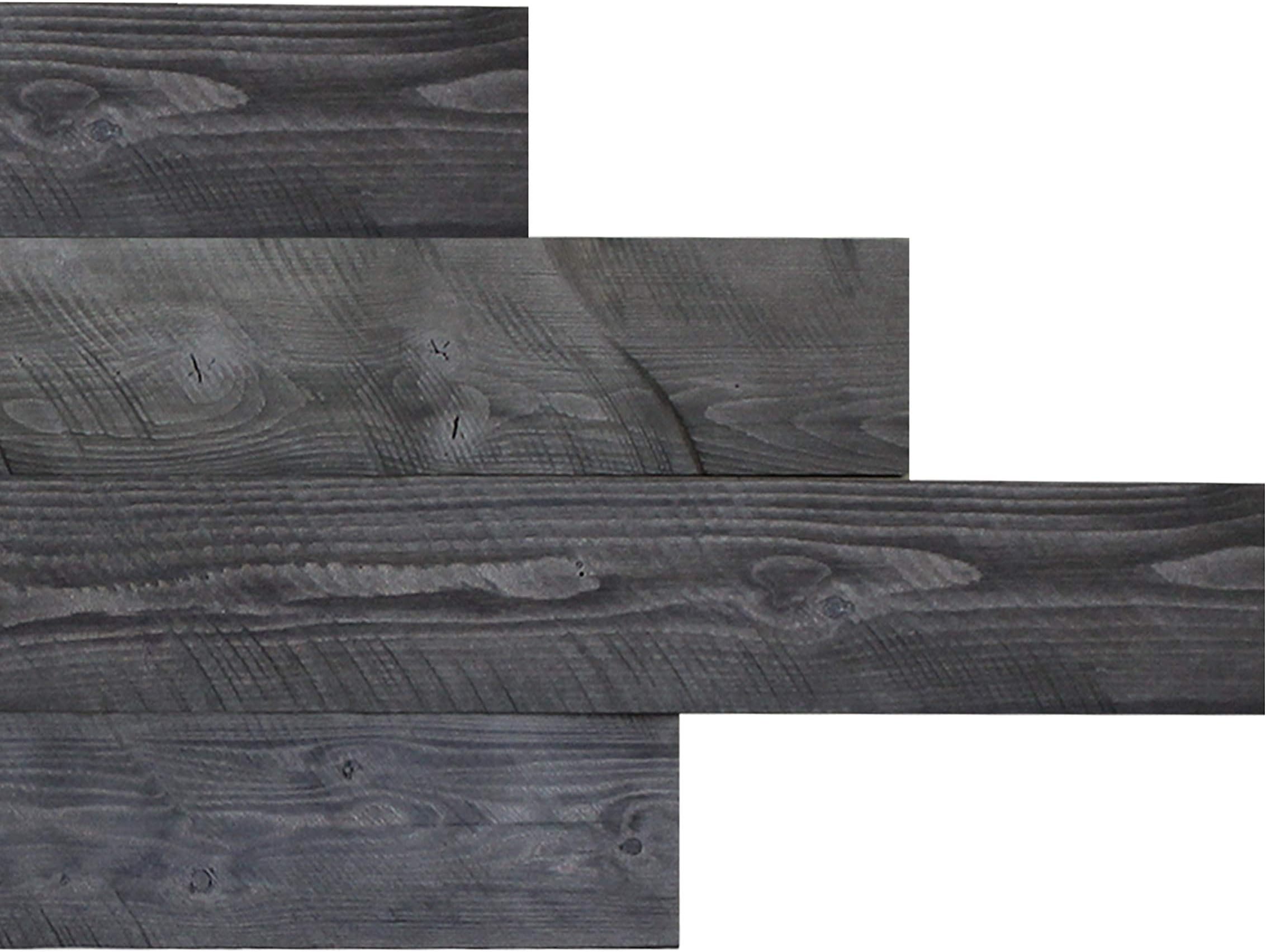 Easy Peel and Stick Wood Wall Paneling/Reclaimed Rustic Barn Wood Wall Planks/Self Adhesive Weathered Wood Wall Panels