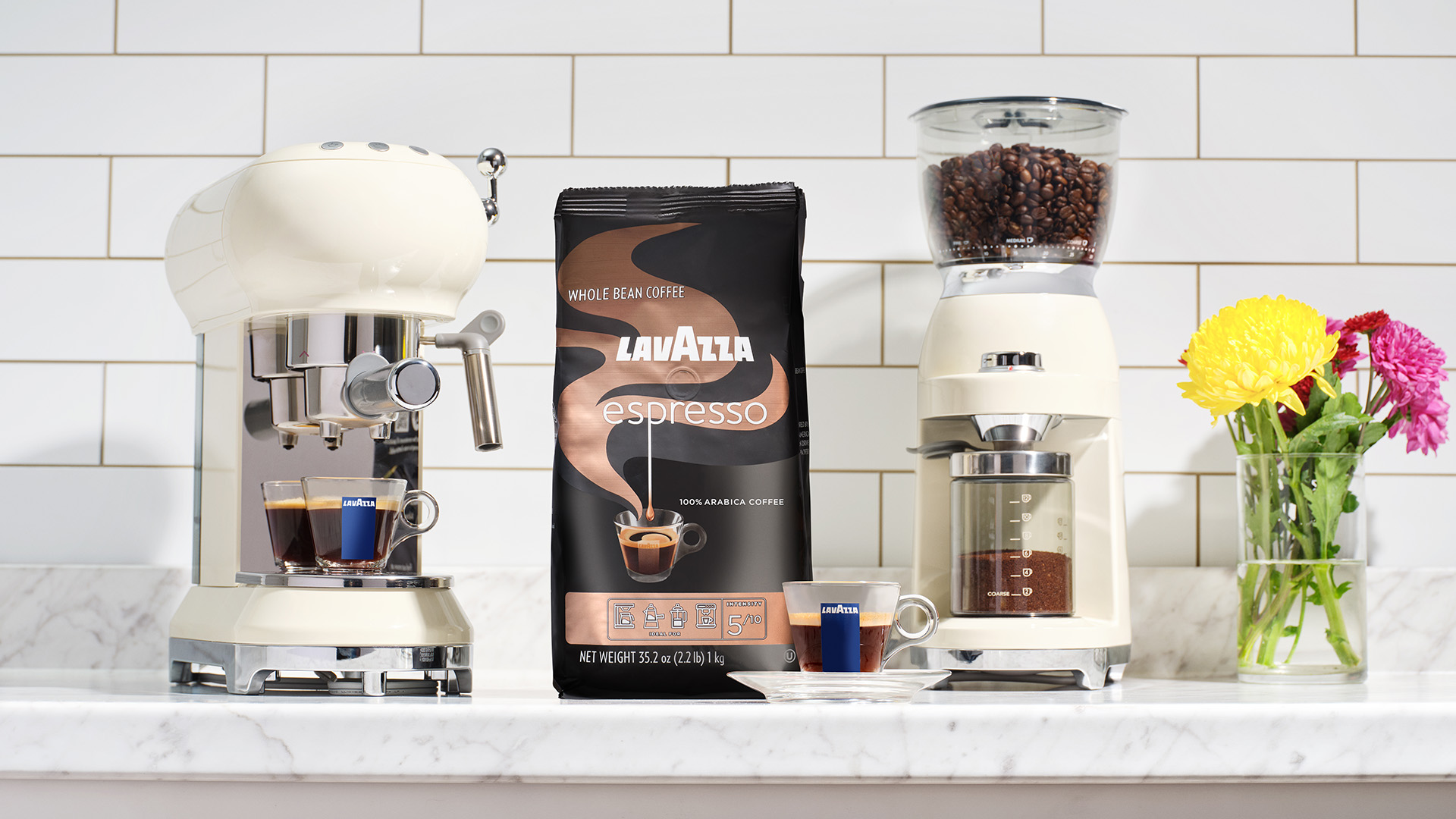Amazon.com : Lavazza Espresso Whole Bean Coffee, Medium Roast, 100