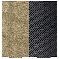 Vista 9 de Placa de construcción mejorada de 120x120mm, cama de impresión PET+PEI lisa/texturizada, placa de construcción de acero con resorte de doble cara