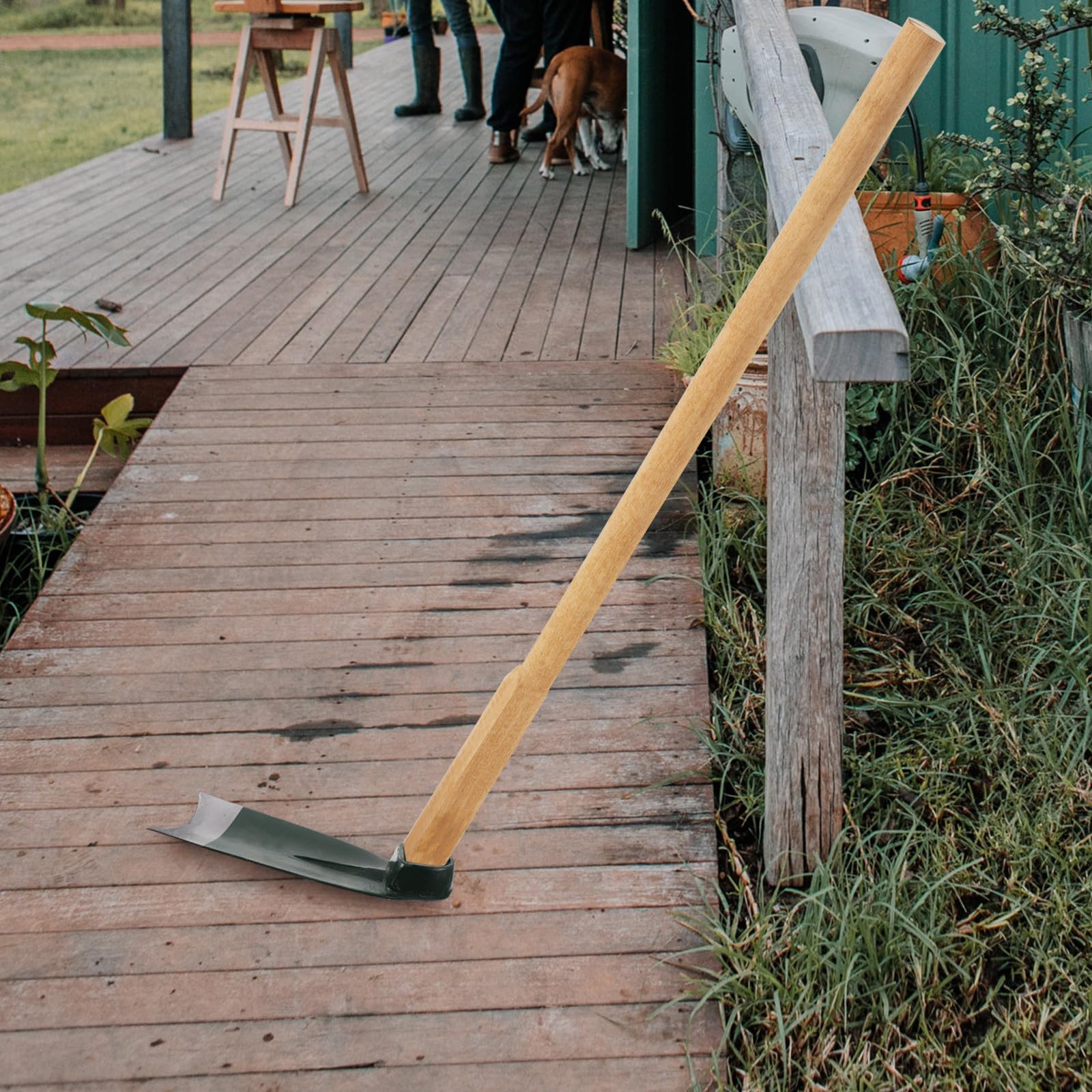 Strumento da Giardino in Acciaio Inox, Attrezzo per Orto Verde, per Scavare Terreno e Diserbare, Utensile da Giardinaggio per Orto e Giardino, Uso Domestico e Fiori da Casa