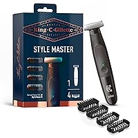 King C. Gillette Style Master, Regolabarba Uomo Senza Fili Per Regolare