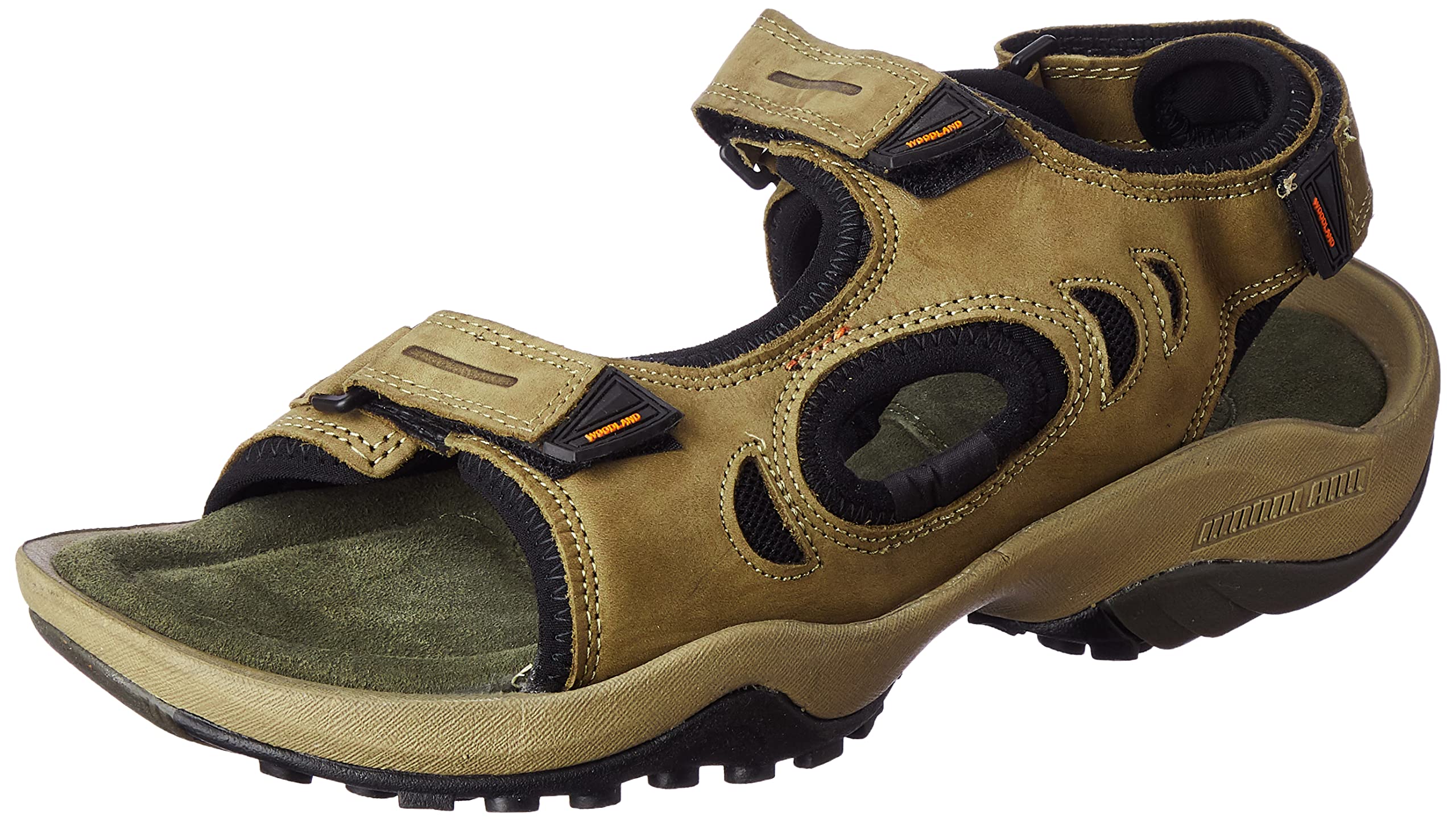 Woodland Mens Khaki Leather Sandal-7 UK (41 EU) (OGD 2694117NW) (B0BR5TBCJZ) Amazon Price History, Amazon Price Tracker