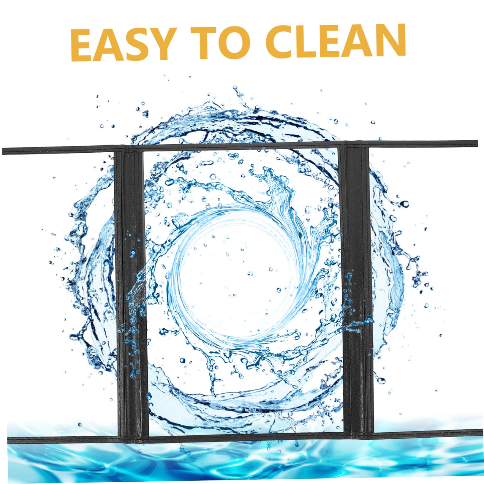 COLLBATH 2pcs Recipe Folder Food Menu Cover Menu Cover Binder Wine List Covers Drink Menu Covers Looseleaf Folder Restaurant Menus Display Clear Binder Binders Personal Planner Folder PVC