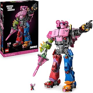 LEGO Fortnite Mecha Leader - Play Set with Sword and Mech Mini Figure - Creative Toy for Building - Gaming Decoration and Gift for Adults Video Game Fans and Fortnite Fans - 77078