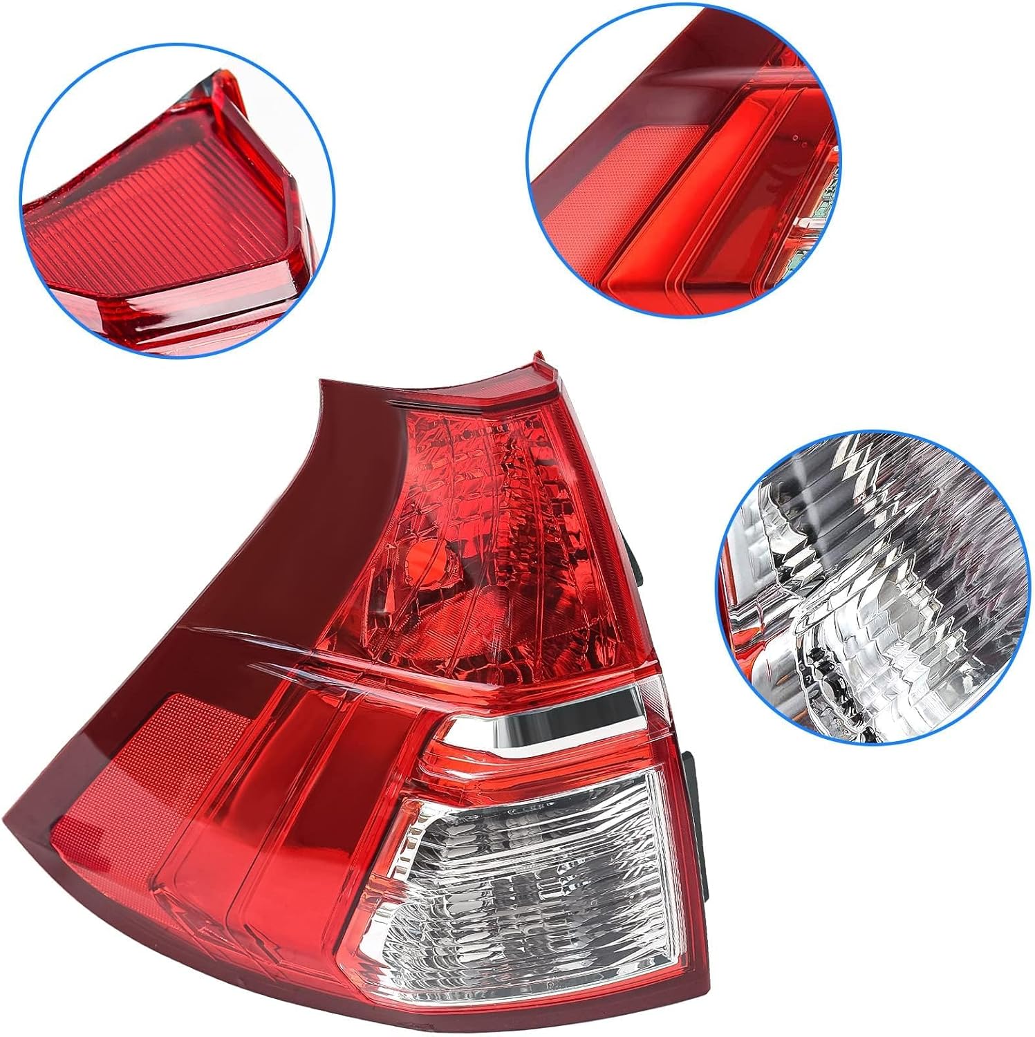 Huray Tail Light for Honda CRV 2015 2016 Taillight Assembly Brake Lamp Replacement 33500-T1W-A01 Driver Side (Left)