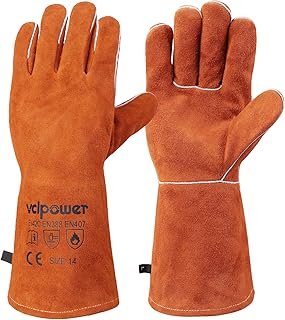 Heat Resistant Leather Welding Gloves