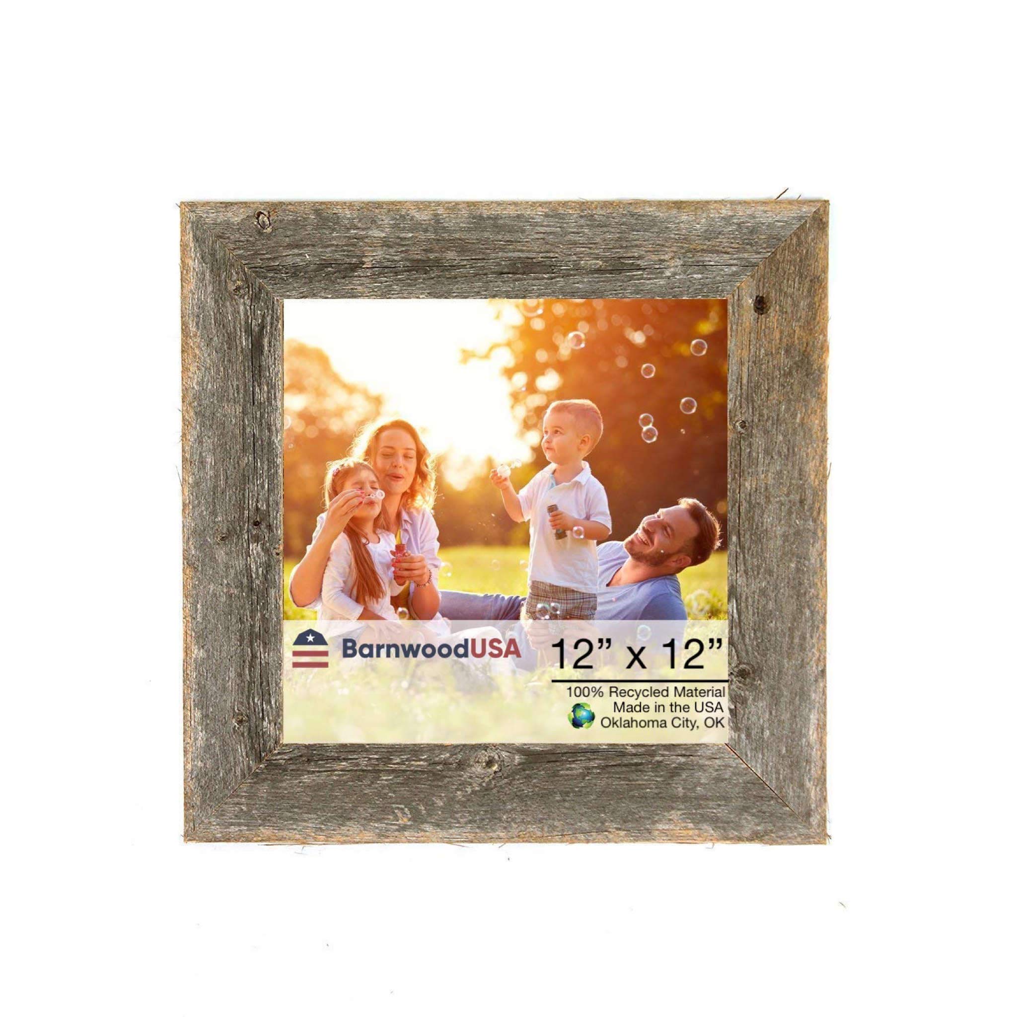 BARNWOODUSA 12x12 Custom Rustic Frame
