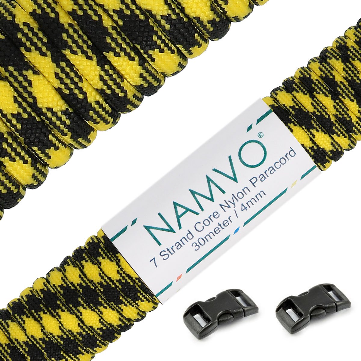 Namvo 550 Paracord Mil Spec Type III 7 Strand Parachute Cord Total Length 100ft/30 Meters Spots/Stripes/Camouflage — view 42