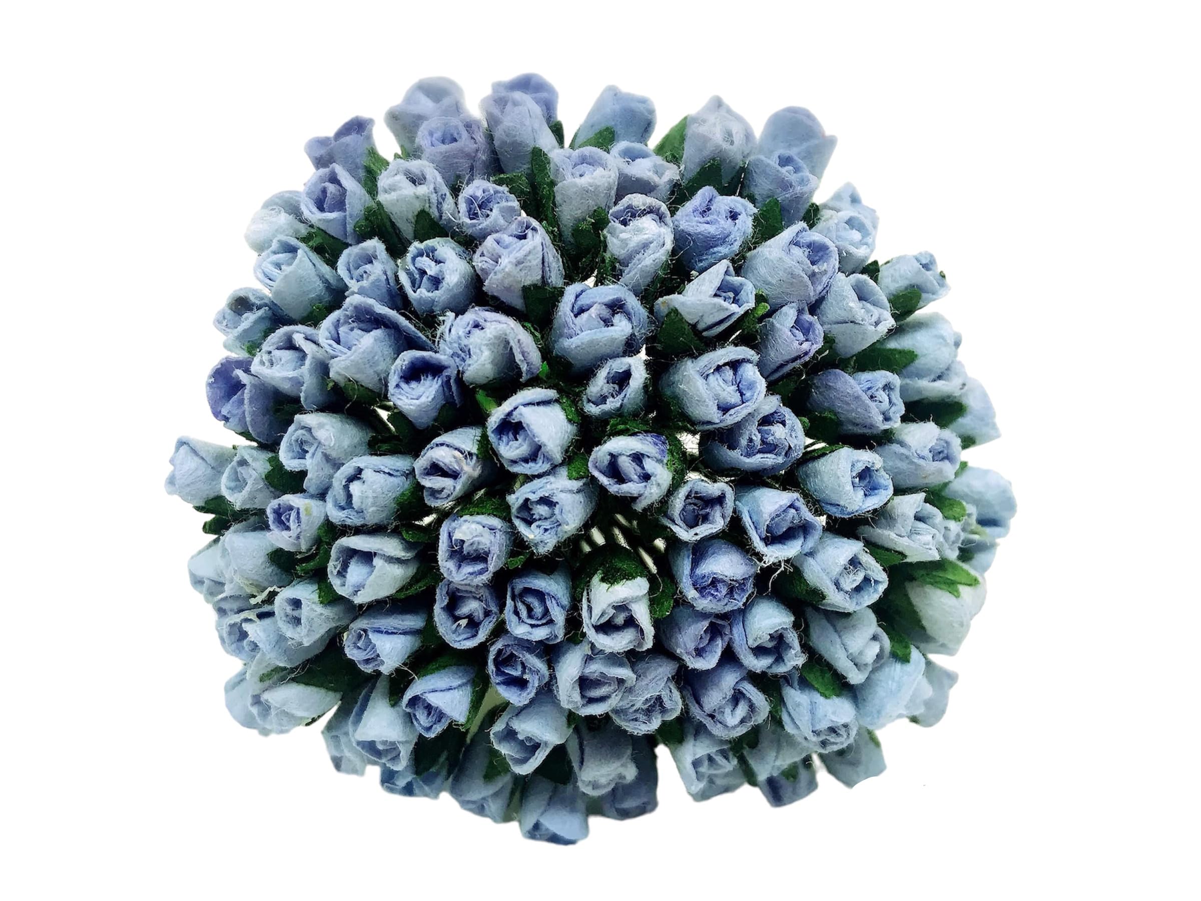 Rosas de papel de morera hechas a mano para manualidades delicadas y scrapbooking