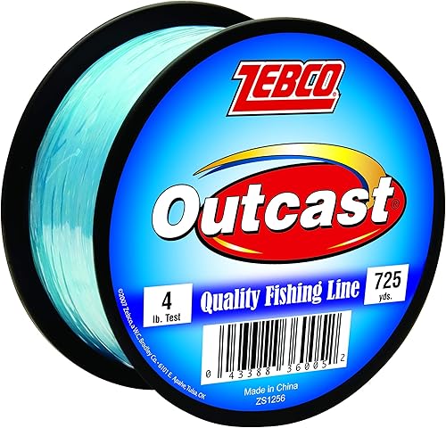 Miniatura 7 de Zebco Outcast Línea de Pesca de Monofilamento, Baja Memoria y Estiramiento, Alta Resistencia a la Tensión