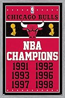 Vista 13 de Trends International Póster de pared de Chicago Bulls Champions de 22.375 x 34 pulgadas