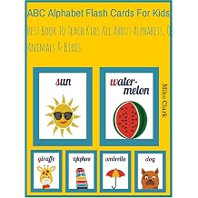 ABC Alphabet Flash Cards For Kids Best Book To Teach Kids All About Alphabets Objects Fruits Vegetables Animals And Birds