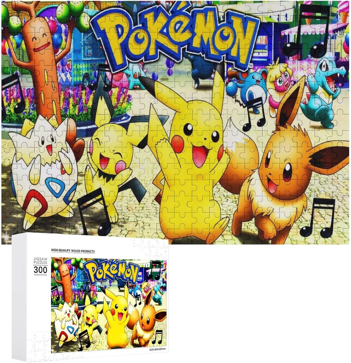 ポケモンパズル ジグソーパズル 300ピース アニメ パズル 木製パズル 子供 大人環境保護 触り心地が良い 500ピースと1000ピース選ぶ