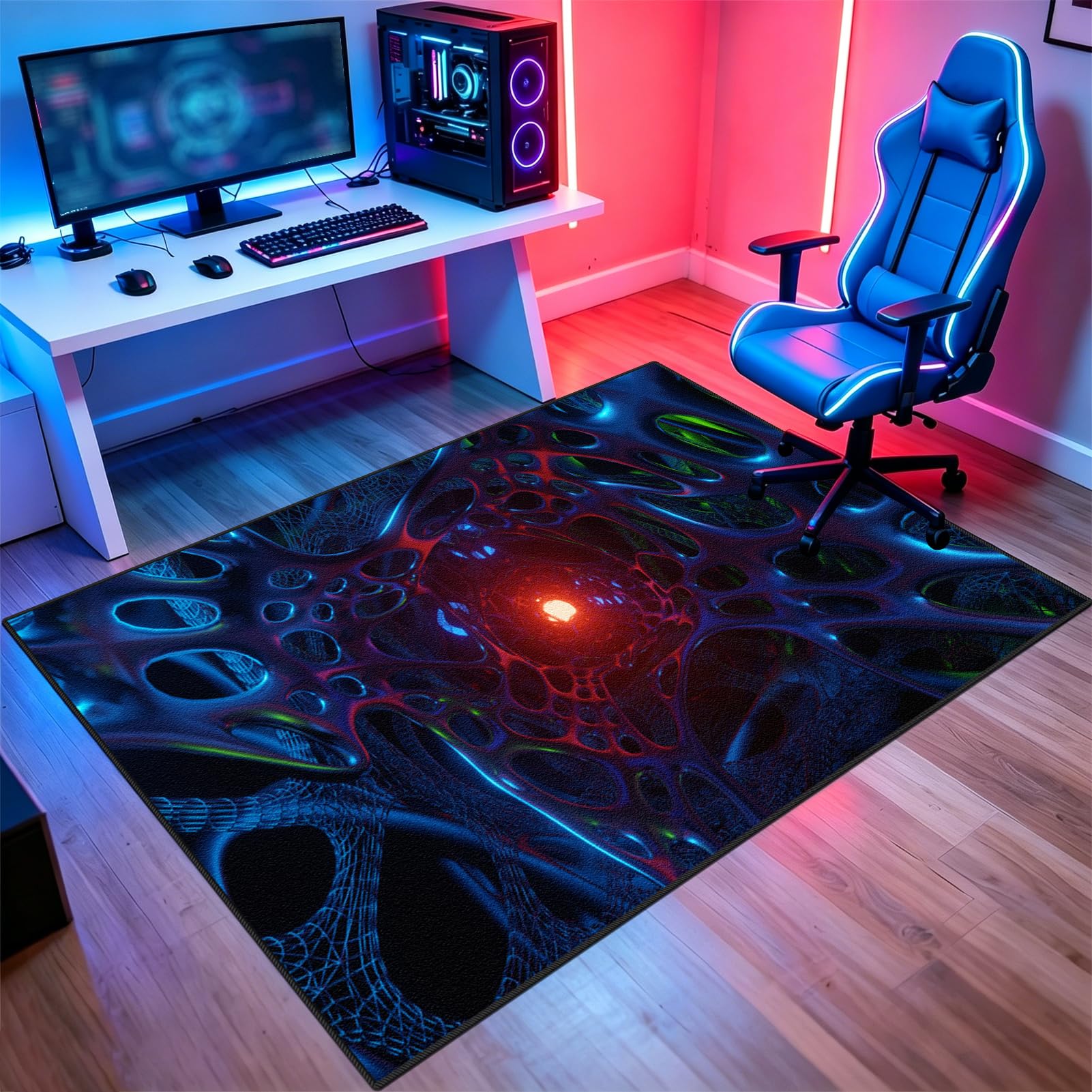Mata do zabawy dla chłopca do pokoju chłopięcego 100 x 120 cm do pokoju zabaw dekoracja domu, zmywalna mata podłogowa do foteli do gier