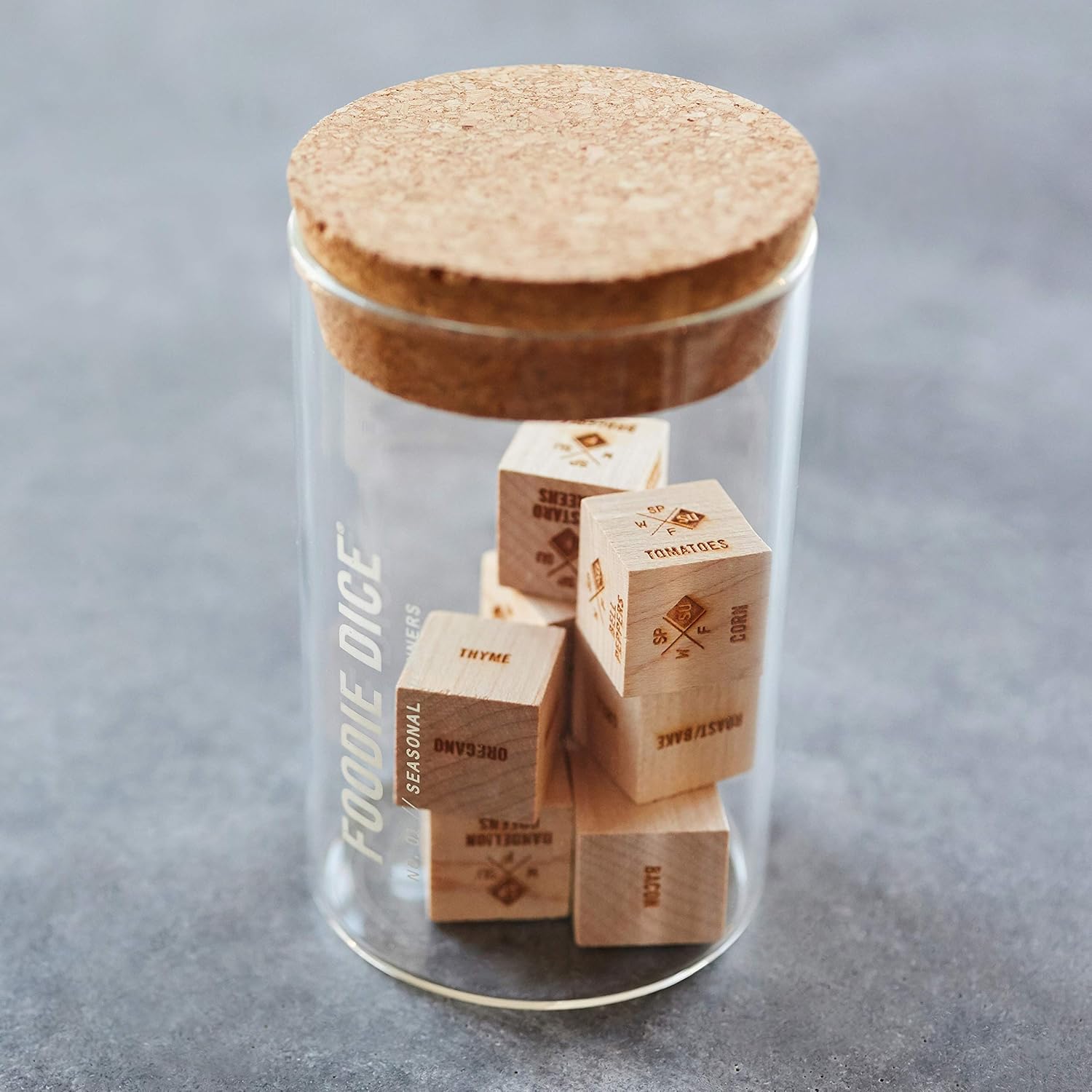 Two Tumbleweeds Foodie Dice® No. 1 Seasonal Dinners (Tumbler) – Classic Edition: Laser Engraved Wood Food Dice for Cooking Inspiration – Cooking Gift, Foodie Gift, Hostess Gift, Mother’s Day Gift Two Tumbleweeds Foodie Dice® No. 1 Seasonal Dinners (Tumbler) – Classic Edition: Laser Engraved Wood Food Dice for Cooking Inspiration – Cooking Gift, Foodie Gift, Hostess Gift, Mother’s Day Gift
