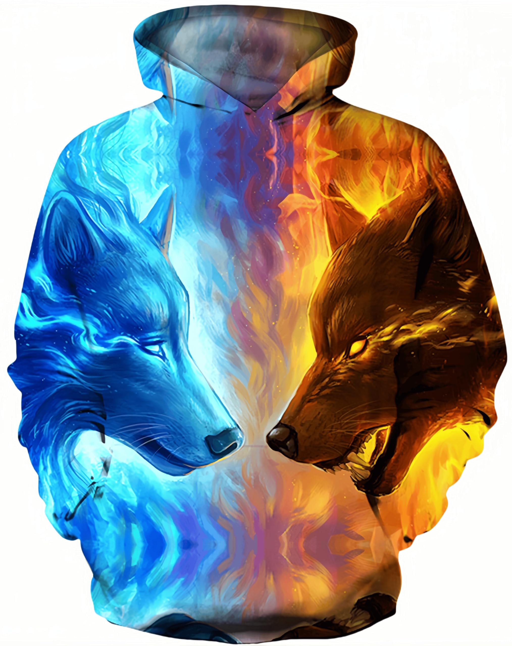 Ocean Plus Bambini e Ragazzi Manica Lunga Galassia Felpe con Cappuccio Colorato Casuale Felpa Maglione Camicia con Cappuccio per Bambini
