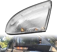 HQPASFY Right Passenger Mirror Turn Signal LED Puddle Light for Dodge Ram 1500 2009-2018 & Ram 2500 2010-2018, Replaces 68064948AA