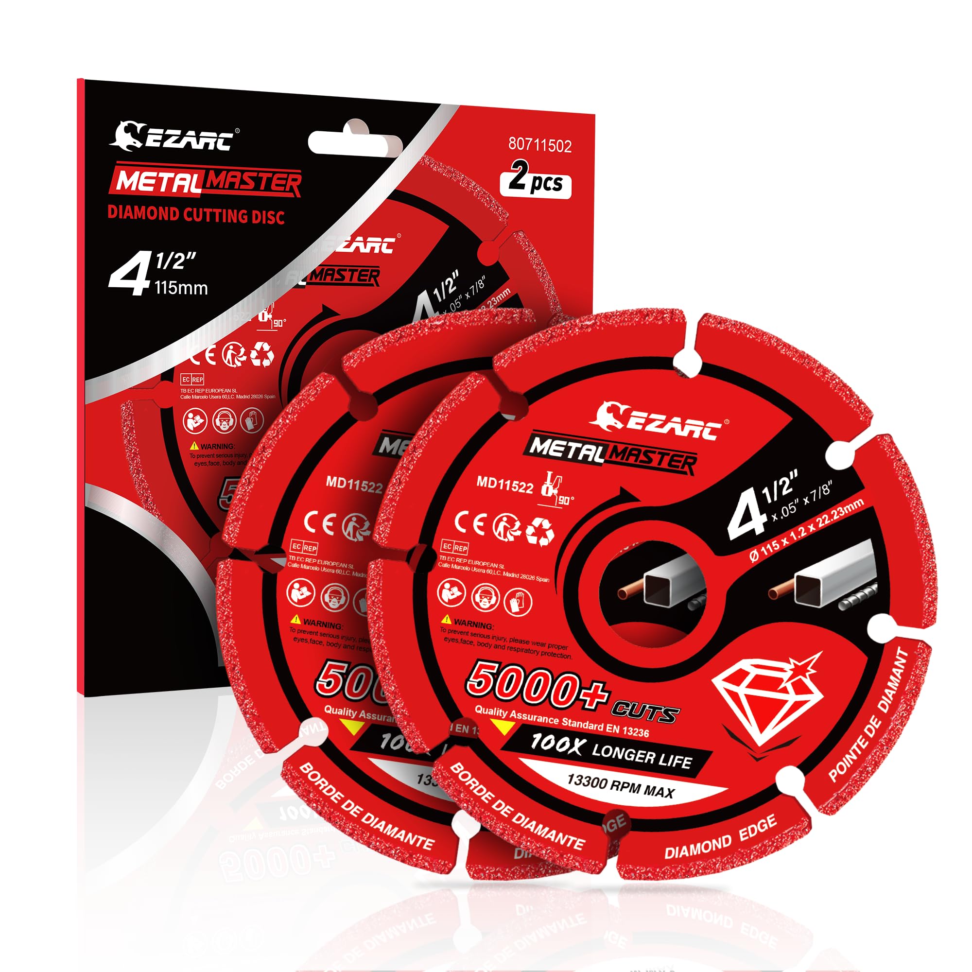 22mm Cut Off Discs HARFINGTON 10pcs Diamond Cutting Wheel Set