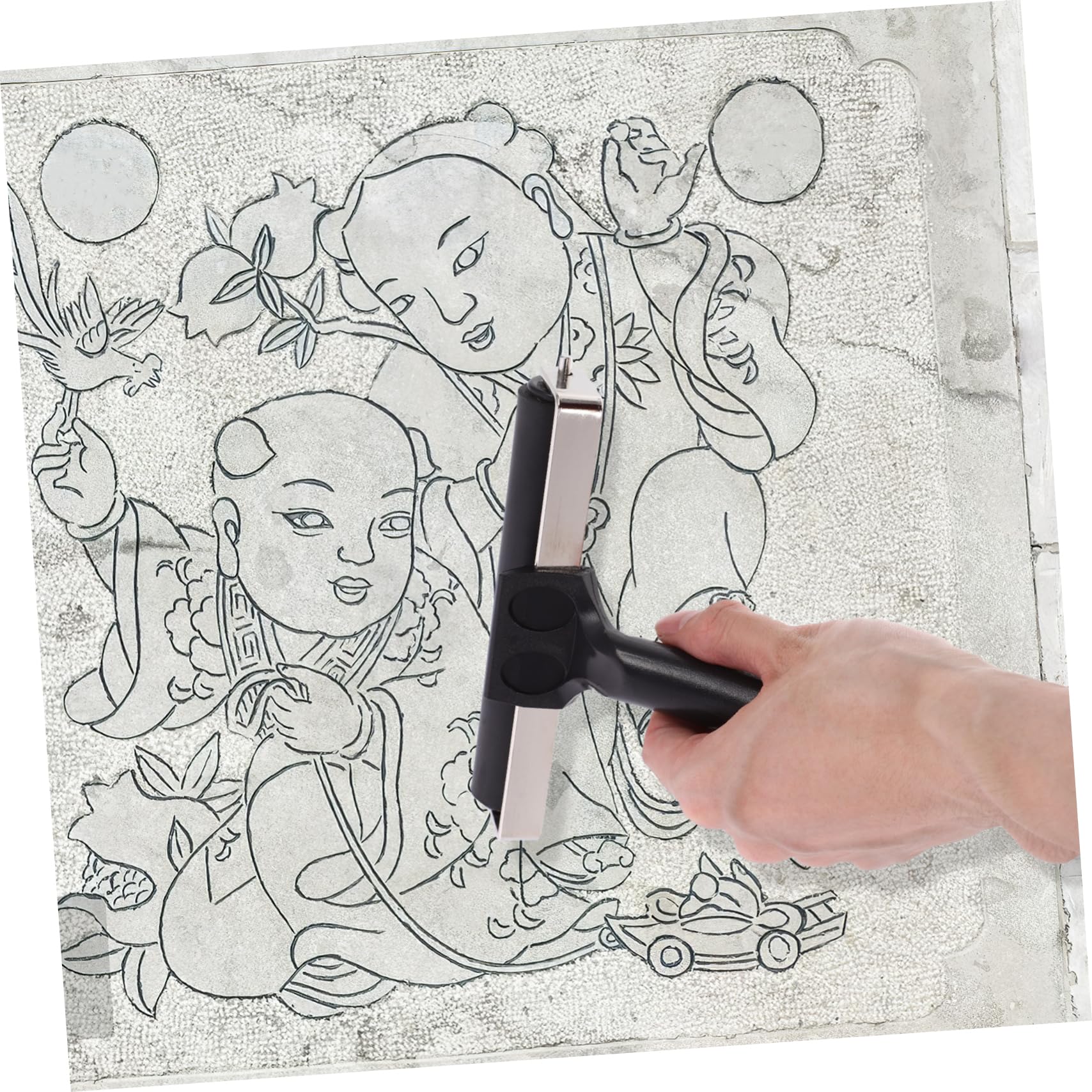 Parliky 3pcs Printmaking Rollers for Crafting Printmaking Roller Art Ink Glue for Painting