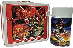 Vintage Tin Lunch Box - Dungeons & Dragons: Players Manual Tin Titans