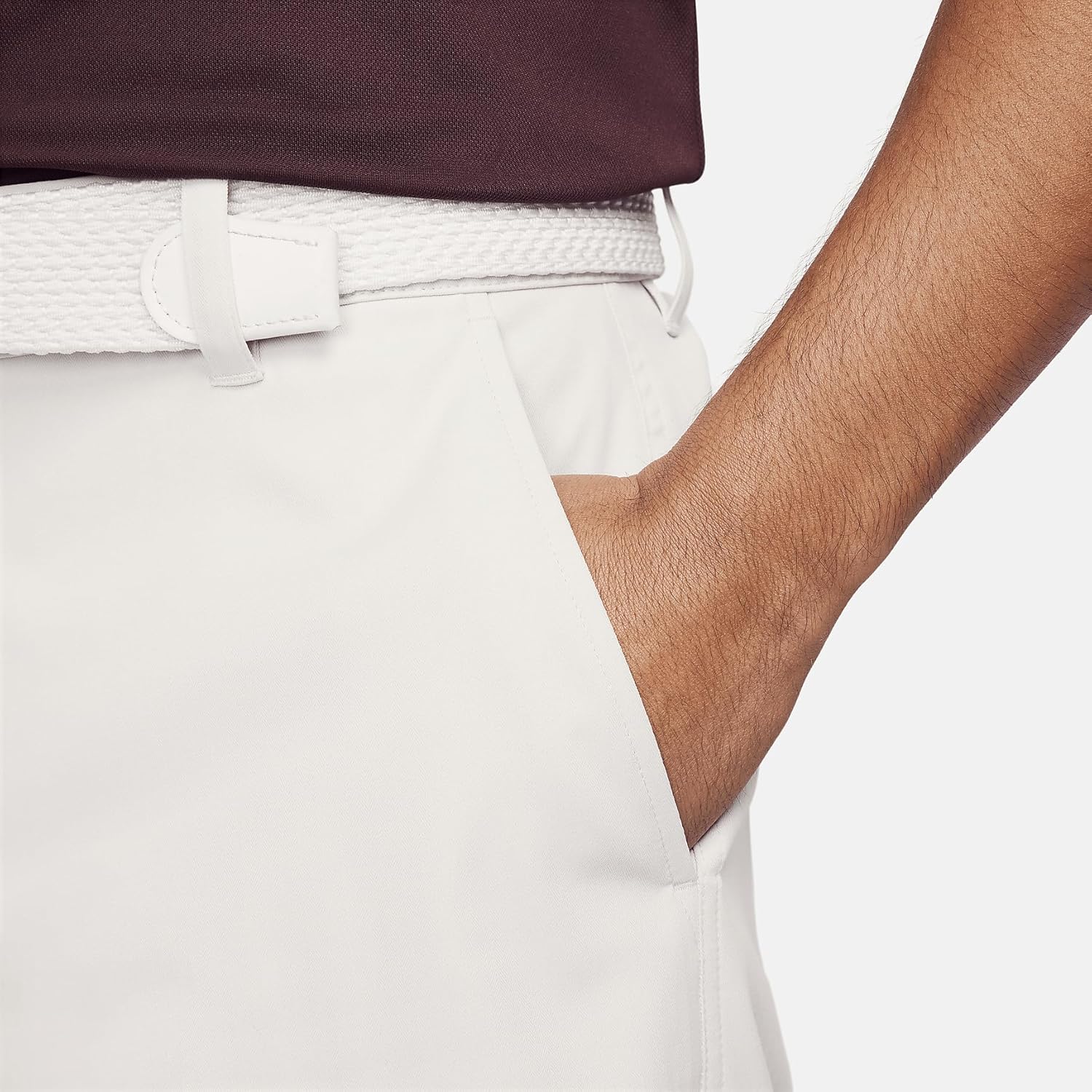 Nike Tour Men's 8" Chino Golf Shorts (Light Bone/Black, FD5721-072) Size 38 - Image 4