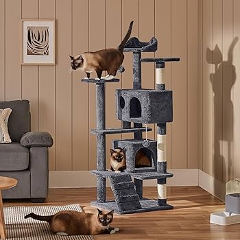 Amazon.com : Yaheetech 54in Cat Tree, Multi-Level Cat Tower