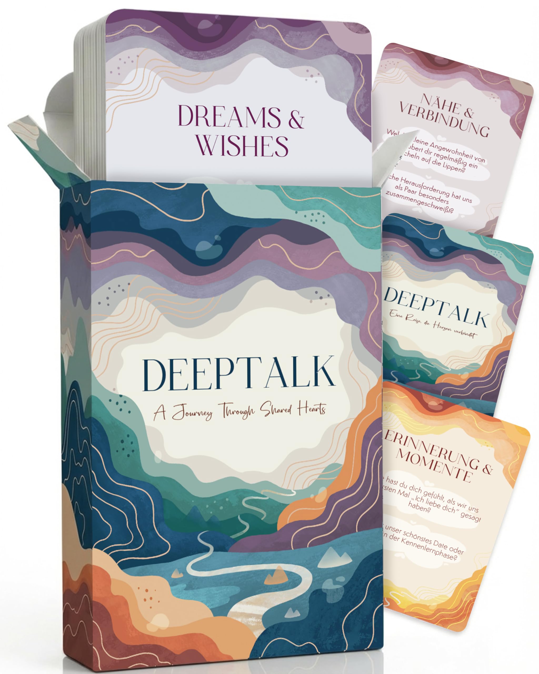 Deeptalk - Couples Card Game, Couples Games, Date Night Activities, for Couple, Conversation Cards, Valentines Day, Present for Her & Him, Relationship Ideas, Love