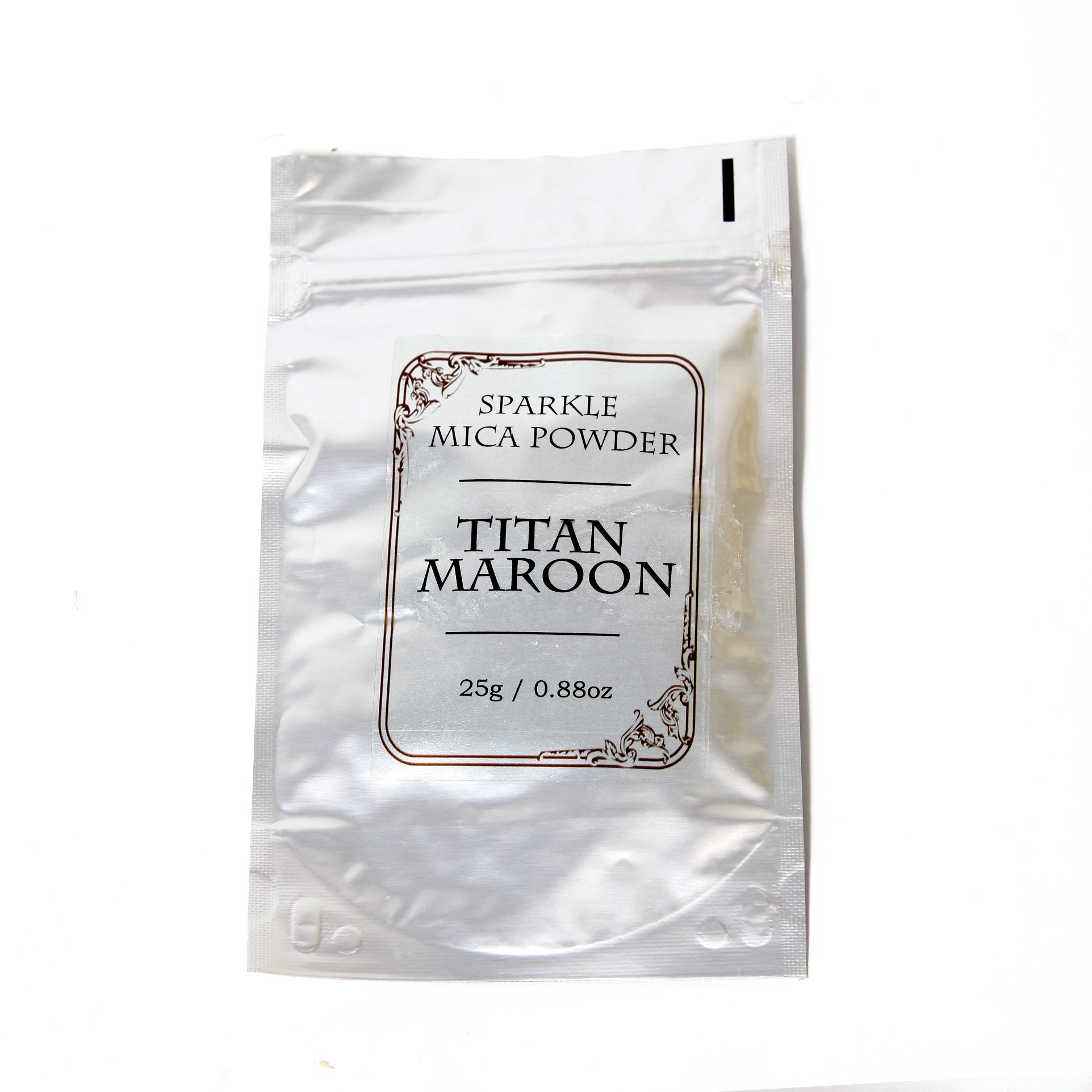 Titan Maroon Sparkle Mica Powder - 50g