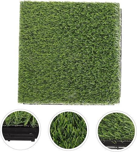 Miniatura 8 de Happyyami 5pcs Artificial Grass mat Fake Grass mat Outdoor Artificial Grass Artifical Turf Artificial Lawn Turf Artificial Grass Squares Lifelike