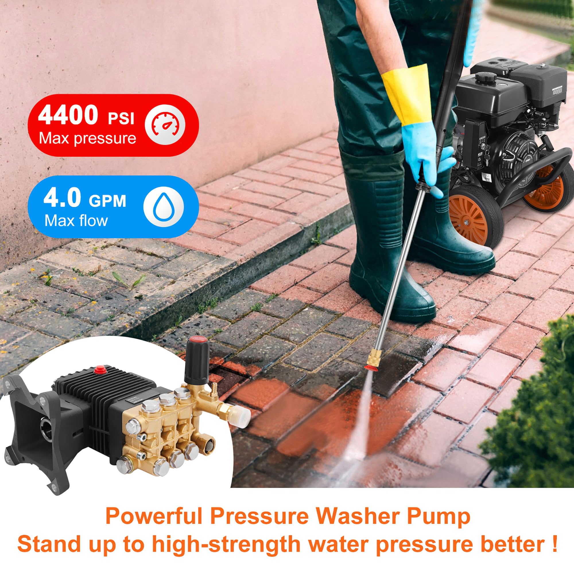 Happybuy Pressure Washer Pump, 1