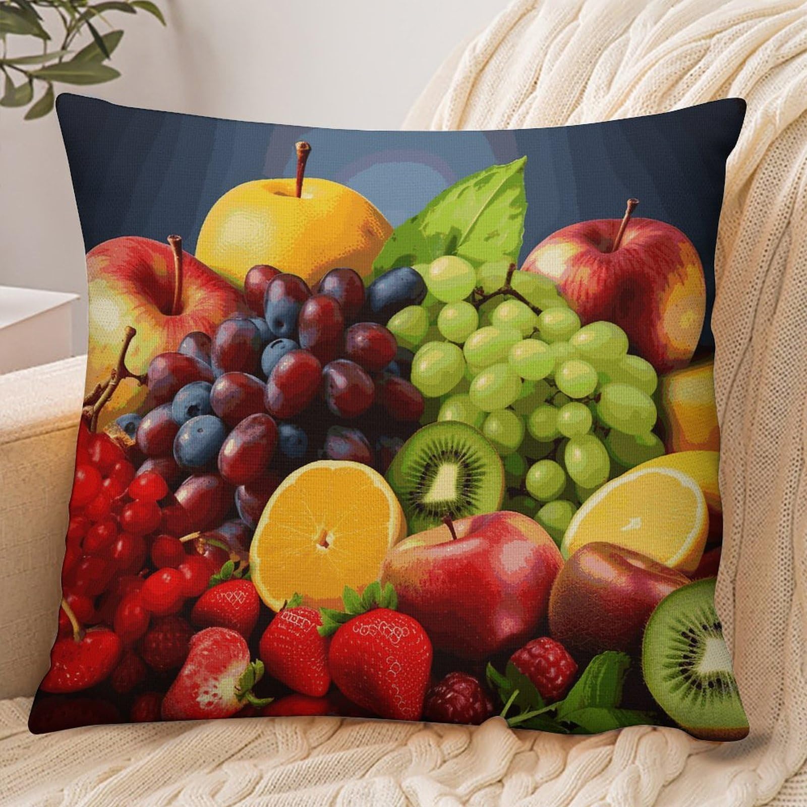 Fekiloot Style Fruits Pillowcase Pillow Sham Pillow Case