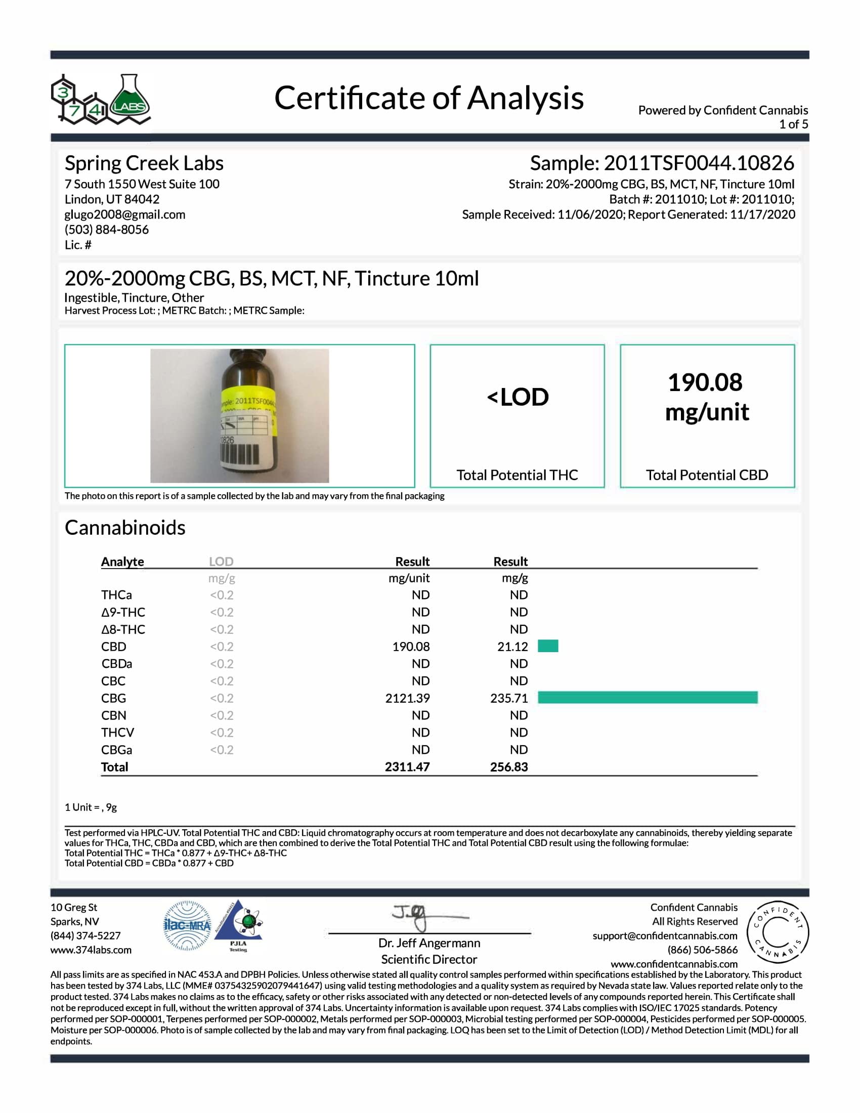 CBGオイル　10ml 高品質かつ低価格】CBGオイル | Naturecan ネイチャーカン