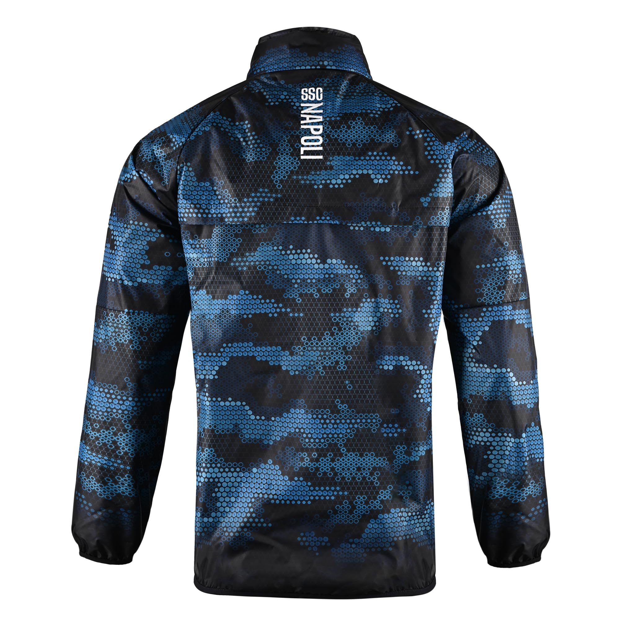 SSC NAPOLI Giacca Antivento, EA7 Prodotto Ufficiale, Softshell Calcio 2024/2025