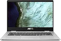 ASUS Chromebook C423 14,0' Fhd Nanoedge -Display -Com Dobradiça de 180 Graus -Processador Intel Celeron N3350, 4Gb -Ram, 64Gb Emmc Storage, Silver, C423Na-Is44F