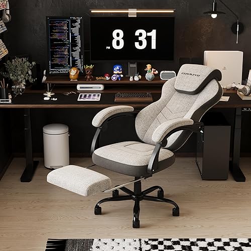 Miniatura 4 de Silla de escritorio de oficina en casa con ruedas, silla de oficina sin brazos de altura ajustable, silla de computadora pequeña de piel sintética