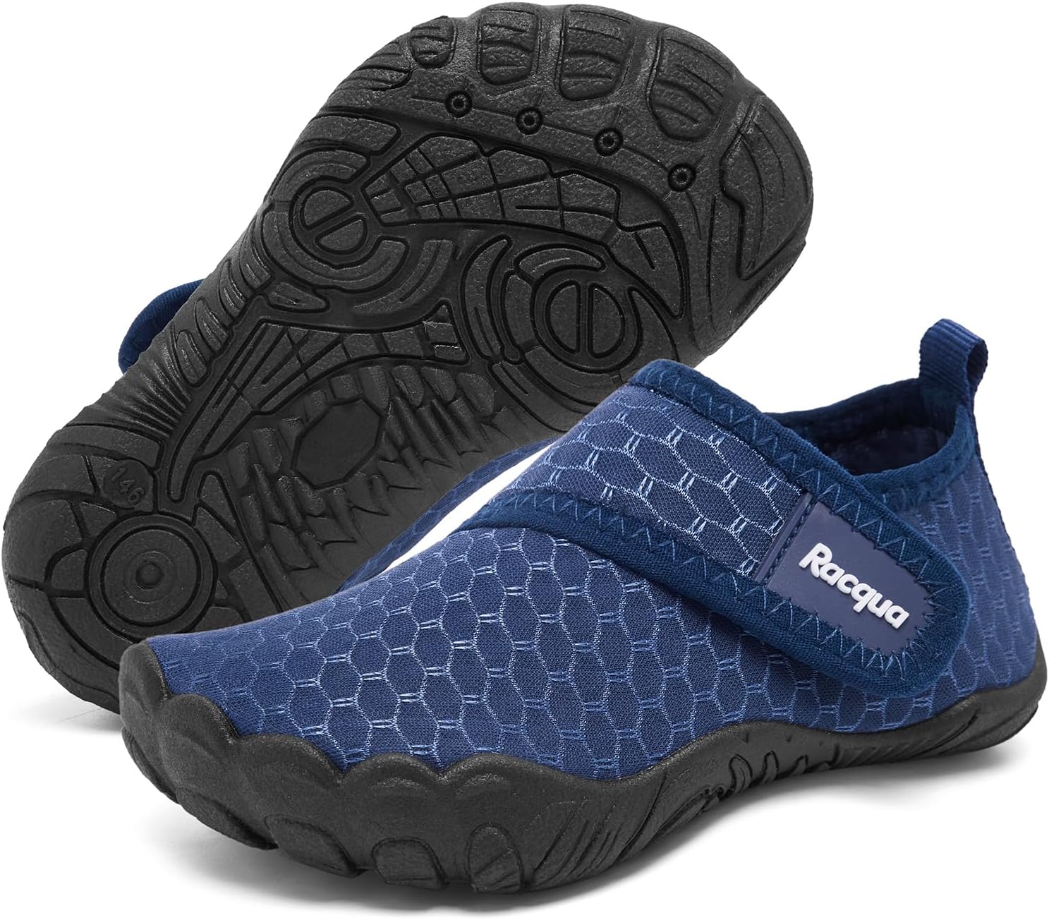 Racqua Boys Toddler Baby Water Shoes Girls Non-Slip Beach Outdoor Sports Breathable Water Shoes Quick Dry Lightweight Swim Pool Aqua Shoes(Baby/Toddler)