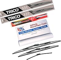 Vista 34 de WiperBladesUSA Juego de limpiaparabrisas compatible con Toyota Corolla 2013 (juego de 2) limpiaparabrisas