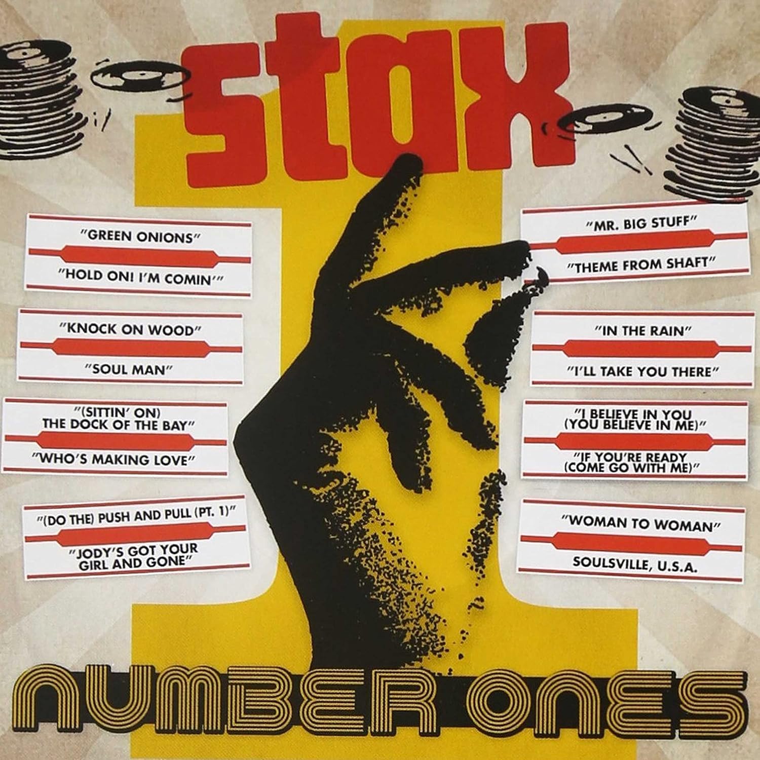 Stax Number Ones [Disco de Vinil] por Various Artists — capa do álbum