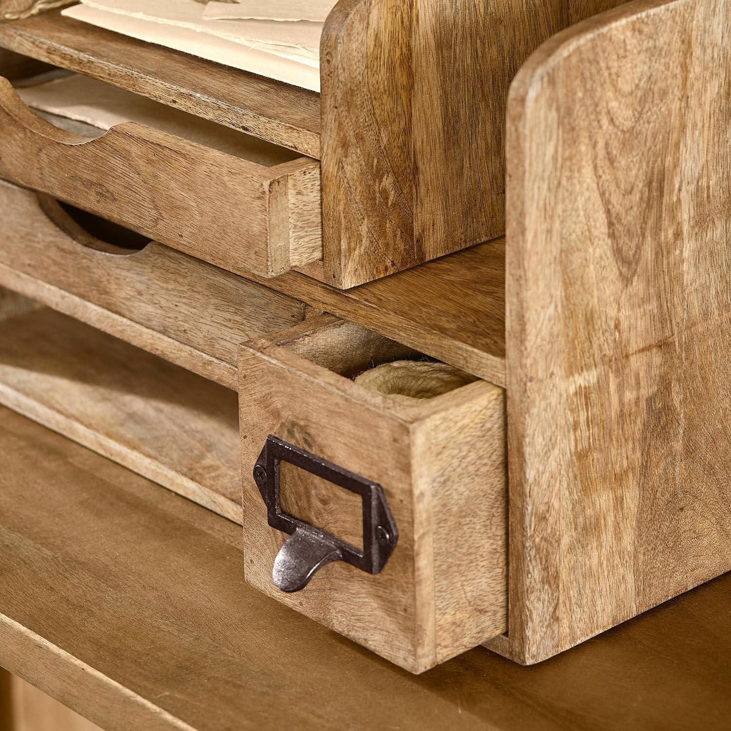 Loberon Organizer Fairhaven, braun